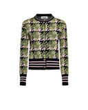 Crew-neck cardigan with contrasting pattern - Silvian Heach