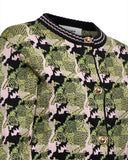 Crew-neck cardigan with contrasting pattern - Silvian Heach