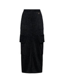 Gonna longuette con tasche cargo - Silvian Heach