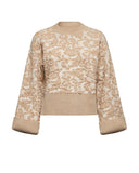 Maglia con motivo floreale in rilievo - Silvian Heach