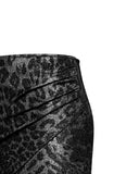 Draped mini skirt with animal print - Silvian Heach