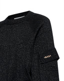 Black sweater with low shoulder - Silvian Heach