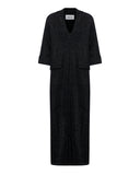 Abito lungo con micro-lurex e scollo a V - Silvian Heach