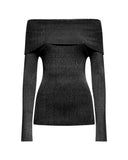 Maglia a spalle scoperte a costine - Silvian Heach