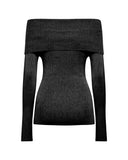 Maglia a spalle scoperte a costine - Silvian Heach