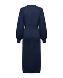 Midi dress with balloon sleeves - Silvian Heach