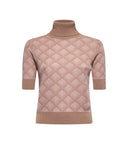 Short-sleeved shirt with diamond pattern - Silvian Heach
