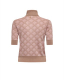 Short-sleeved shirt with diamond pattern - Silvian Heach