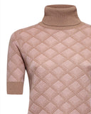 Short-sleeved shirt with diamond pattern - Silvian Heach