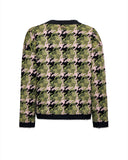 Cardigan with graphic workmanship and decorative buttons - Silvian Heach