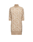 High neck dress with short sleeves - Silvian Heach
