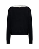 V-neck sweater with contrasting profiles - Silvian Heach