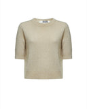Lurex effect short sleeve shirt - Silvian Heach
