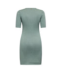 Fitted dress with decorative buttons - Silvian Heach
