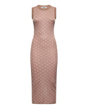 Sleeveless dress with relief work - Silvian Heach