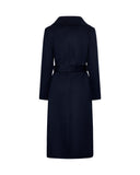 Long coat with tone-on-tone belt - Silvian Heach