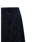 Midi skirt with embroidery - Silvian Heach