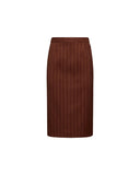 Pencil skirt with thin stripes - Silvian Heach