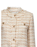 Giacca in tweed con bottoni dorati - Silvian Heach
