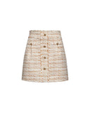 Short skirt with decorative buttons - Silvian Heach