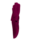 Long dress with asymmetric draping - Silvian Heach