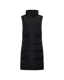 Long padded vest with belt - Silvian Heach