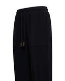 Joggers neri con coulisse - Silvian Heach