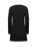 Dress with jewel details and lace - Silvian Heach