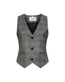 Gilet sartoriale con motivo micro-check - Silvian Heach