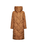 Long down jacket with diamond quilting - Silvian Heach