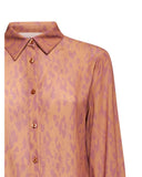 Satin shirt with animal print - Silvian Heach