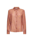 Satin shirt with animal print - Silvian Heach