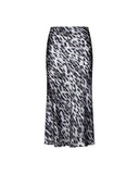 Long skirt with animal print - Silvian Heach