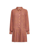 Short shirt dress with curls - Silvian Heach