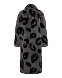 Cappotto lungo animalier in eco-pelliccia - Silvian Heach