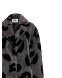 Cappotto lungo animalier in eco-pelliccia - Silvian Heach