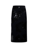 Pencil skirt with shiny sequins - Silvian Heach
