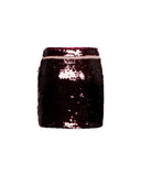 Miniskirt with sequins and side band - Silvian Heach