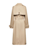 Double-breasted trench coat with belt at the waist - Silvian Heach