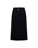 Midi skirt with asymmetric cut - Silvian Heach