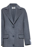 Gray single-breasted coat - Silvian Heach