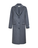 Gray single-breasted coat - Silvian Heach
