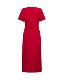 Midi dress with round neckline - Silvian Heach