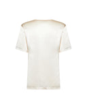 Satin short-sleeved T-shirt - Silvian Heach