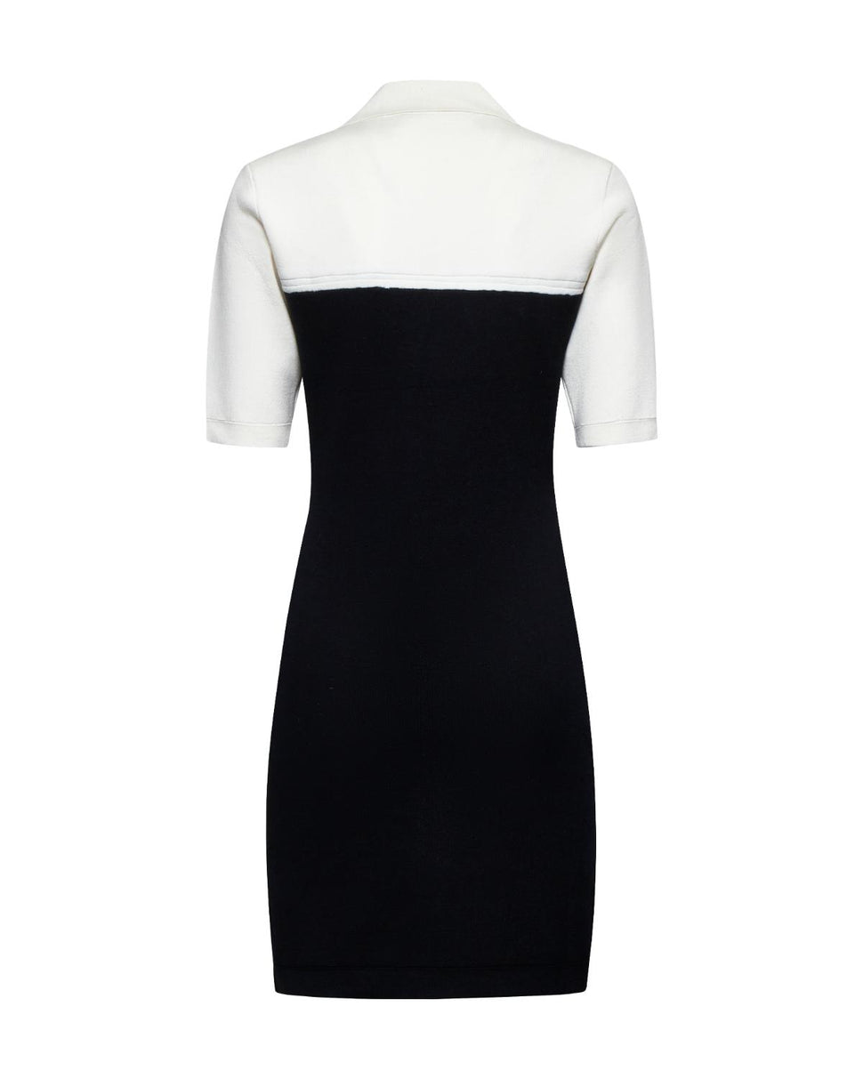 Short dress with contrasting details - Silvian Heach