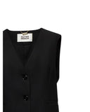 Basic single-breasted tailored waistcoat - Silvian Heach