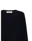 Maglia nera con orlo allungato - Silvian Heach