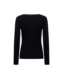 Black long-sleeved shirt - Silvian Heach