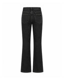 Straight Fit Deep Black Jeans