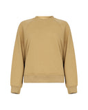 Boxy Fit Sweatshirt with Embroidered Logo